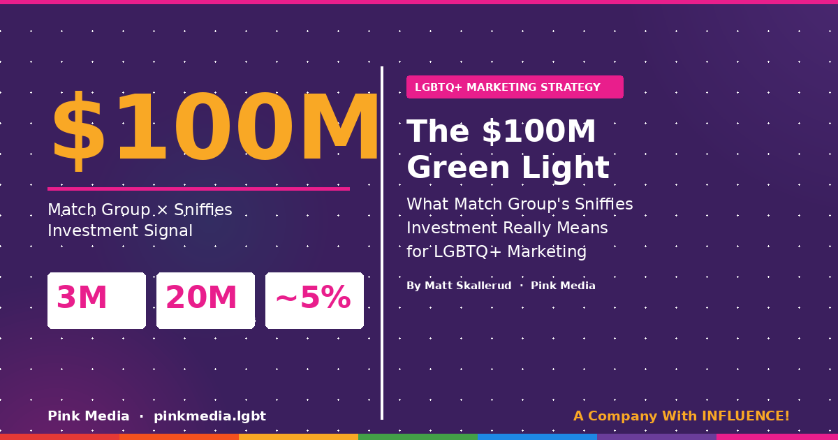 The $100M Green Light — LGBTQ+ Marketing strategic analysis by Pink Media